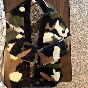 BB Dakota Camo Cardigan